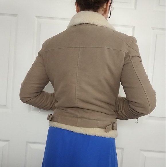 Acne Shearling Cotton Jacket XS - Picture 8 of 9